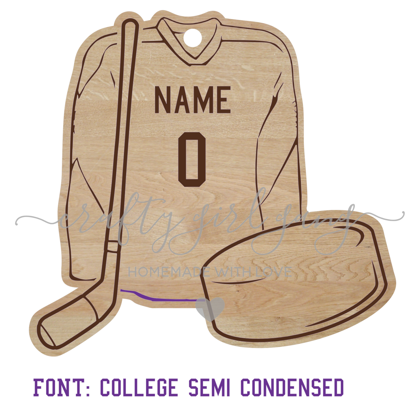 Hockey Ornament - Digital Download SVG