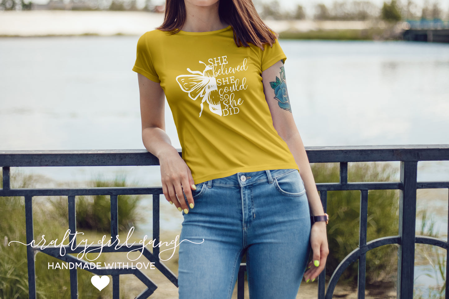 She BEE-lieved she could - Shirt